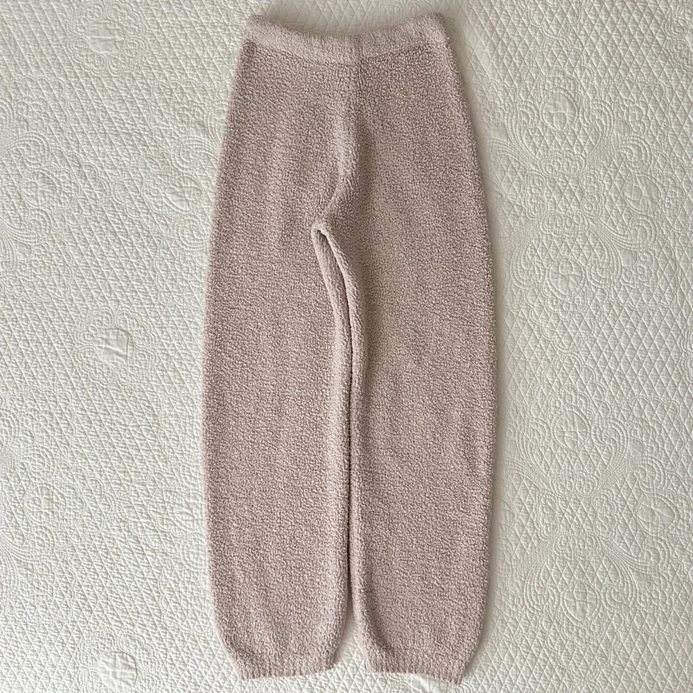 SKIMS Cozy Knit Teddy Joggers Lounge Pants in Dusk Pink Women’s S/M - Picture 3 of 11